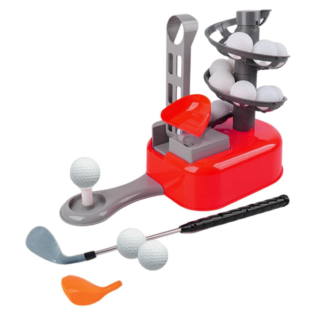 Golf ball pitching machine for practice